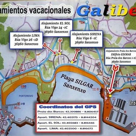 Apartament Lima-Galibel Sanxenxo Zewnętrze zdjęcie